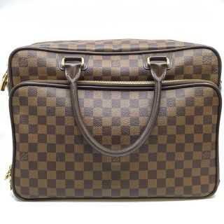 Louis Vuitton Icare Damier Ebene Briefcase Bag Brown