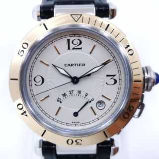 Cartier Pasha Power Reserve automatic Leather Strap 38mm 1033