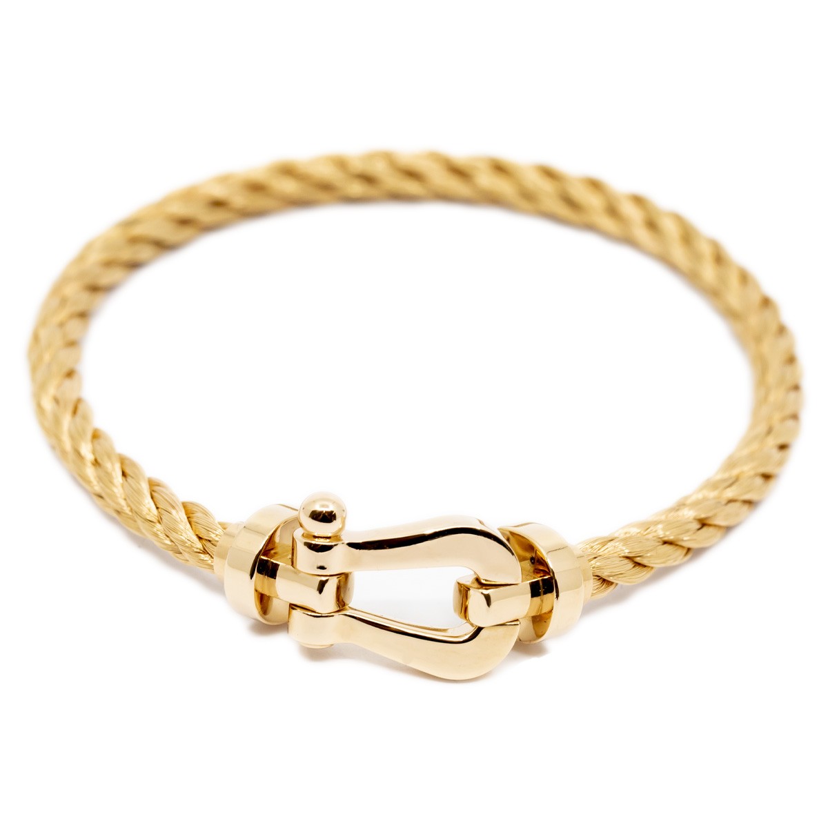 Hermes Paris Modernist Chaine d'Ancre Gold Toggle Medium Link Bracelet |  Steven Fox Jewelry