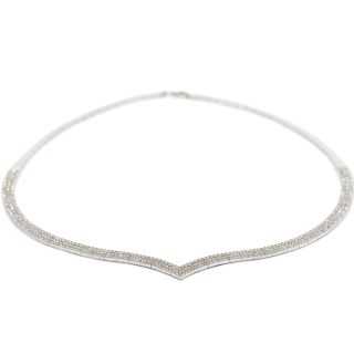 Collier Or Blanc 18K