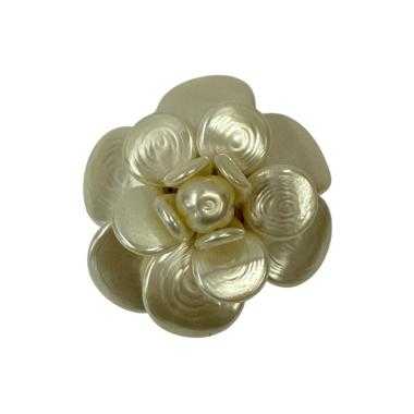 BROCHE CHANEL CAMELIA EN NACRE VINTAGE