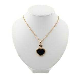 Collier Chopard Happy Hearts Onyx & Diamonds