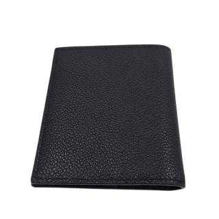PORTEFEUILLE PRADA CUIR NOIR GRAINE 10 X 9 CM BOITE