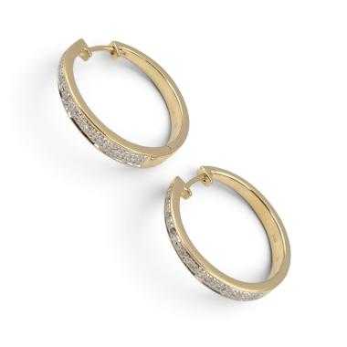 Boucles d'Oreilles Or Jaune 18 Ct