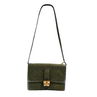 HERMES SAC MEDOR CUIR AUTRUCHE 1983