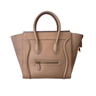 CELINE SAC LUGGAGE BEIGE CUIR XL