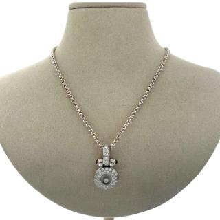 Collier Chopard Happy Diamonds & diamants Or blanc 18ct