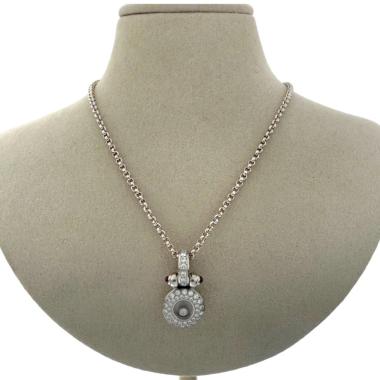 Collier Chopard Happy Diamonds & diamants Or blanc 18ct