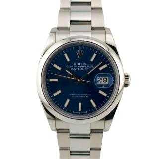 Rolex DateJust 36 Blue Dial