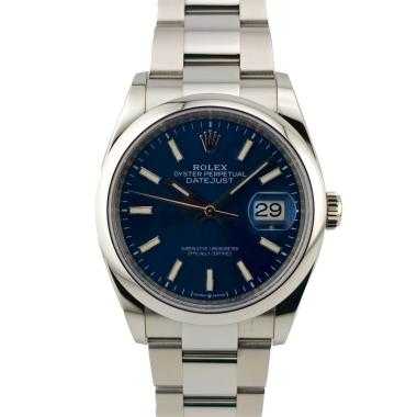 Rolex DateJust 36 Blue Dial