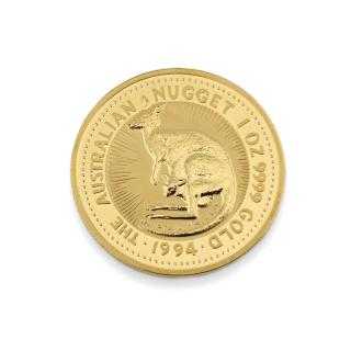 Piece Australian Nugget 100 Dollars Elizabeth II 3rd Portrait 1 Once