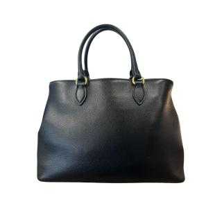 SAC PRADA LOGO TOTE BAG EN CUIR