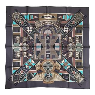 FOULARD HERMES L'ART INDIEN DES PLAINES