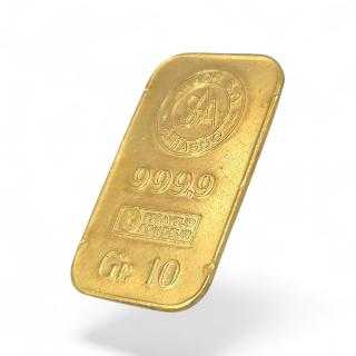 Lingotin Or Jaune 24 Ct