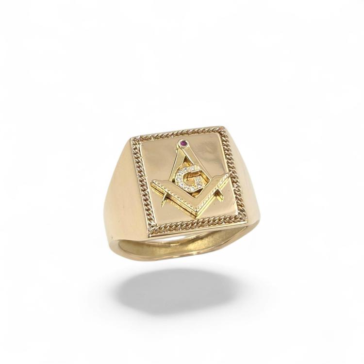 Bague Or Jaune 18 Ct