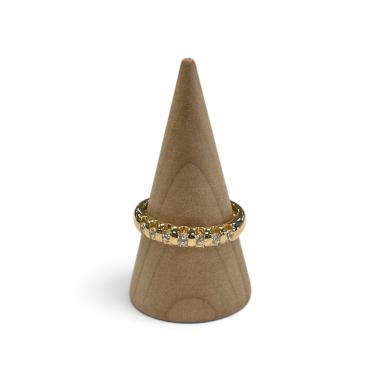 Bague Or Jaune 18ct & Zircons