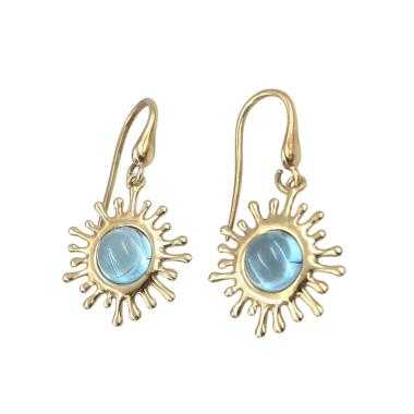 Boucles d'Oreilles Or Jaune 14 Ct