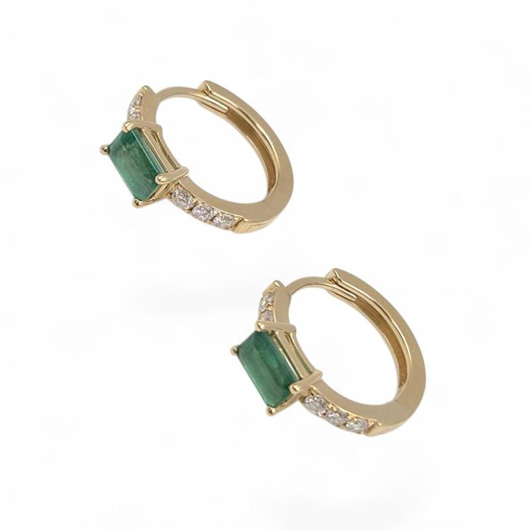 Boucles d'Oreilles Or Jaune 14 Ct