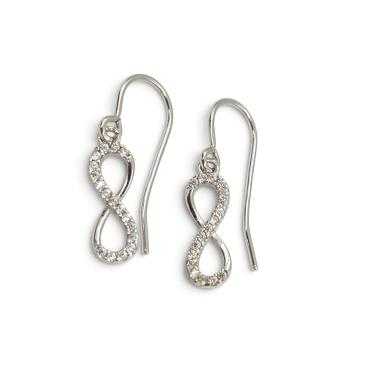 Boucles d'Oreilles Or Blanc 18 Ct