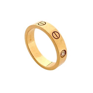 Bague Cartier Love Petit Modèle & Diamant Or Jaune 18ct