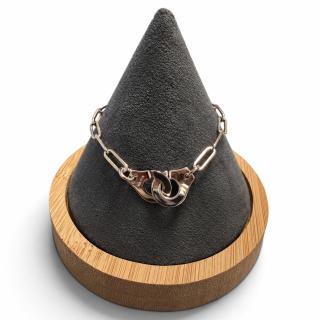BRACELET DINH VAN 750 BLANC MENOTTE 8.15GR
