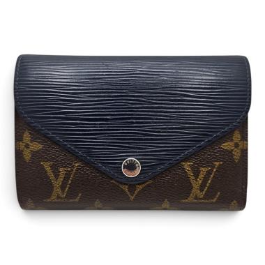 LOUIS VUITTON PORTEFEUILLE MARIE-LOU COMPACT MONOGRAM INDIGO