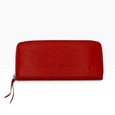 Louis Vuitton Clémence Cuir Epi Coquelicot