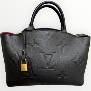 Sac Louis Vuitton Petit Palais en Cuir Noir