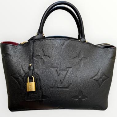 Sac Louis Vuitton Petit Palais en Cuir Noir