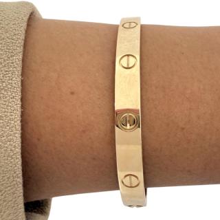 Bracelet Cartier Love Or Jaune 18ct Modele Classique T:17