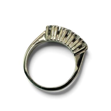 Bague Or Blanc 18 ct & Diamants