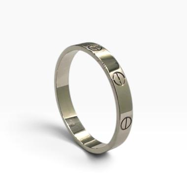 Cartier Love Bague Or blanc