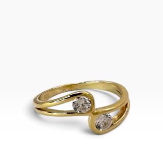Bague Or Jaune 14 ct