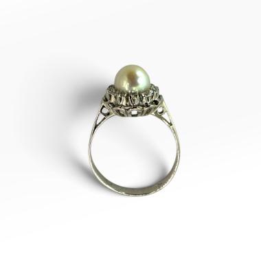 Bague Or Blanc 18 Ct