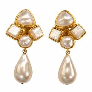BOUCLES D'OREILLES CHANEL VINTAGE