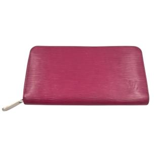 PORTEFEUILLE LOUIS VUITTON ZIPPY CUIR EPI BORDEAU
