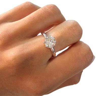 Bague Diamant 1.5 Carat Argent 925