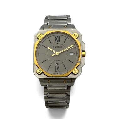 Gucci G-Flat Automatic Bicolore