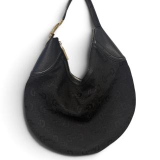 GUCCI HOBO TOILE NOIR MOTIF HORSEBIT