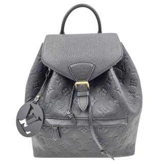 SAC A DOS LOUIS VUITTON MONTSOURIS EMPREINTE NOIR