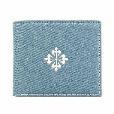 Portefeuille Patek Philippe Denim Bleu