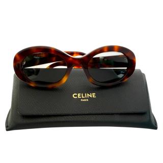 Lunettes de Soleil Celine Triomphe 01 Blonde Havana