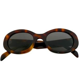 Lunettes de Soleil Celine Triomphe 01 Blonde Havana