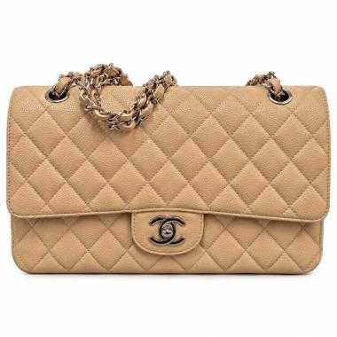 Sac Chanel Timeless Classique Medium Caviar Beige