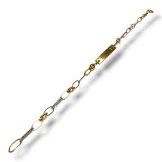 Gourmette enfant 3ors 9ct