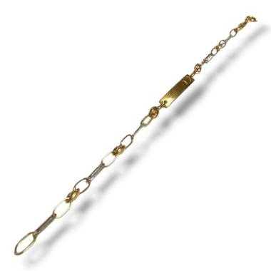 Gourmette enfant 3ors 9ct