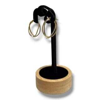 Boucles d'oreilles pendantes 2 ors 9ct