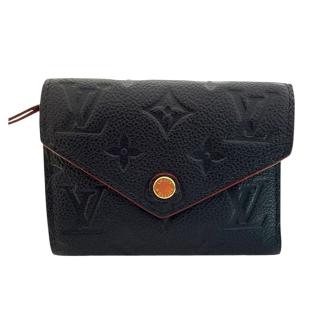Portefeuille Louis Vuitton Victorine Bleu en Cuir