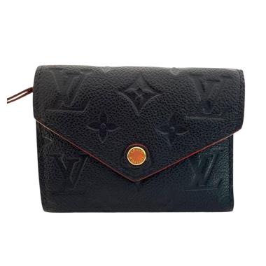 Portefeuille Louis Vuitton Victorine Bleu en Cuir