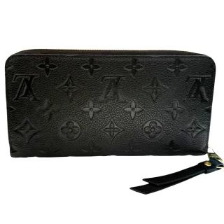 Portefeuille Louis Vuitton Zippy Noir Empreinte